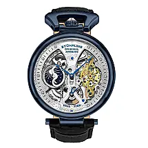 Relógio Masculino Stuhrling Grand DT 3920 Automático 46mm, Preto