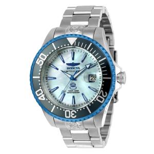 Grand 0.08 Carat Diamond Automático Relógio Masculino com Mostrador em Madrepérola - 47mm. Aço 23303