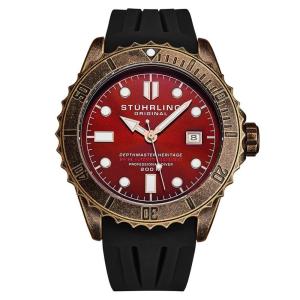 Relógio Masculino Stuhrling 1003.03 Automático 44mm, Preto