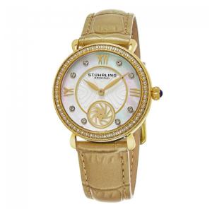 Relógio Feminino Stuhrling Sinfonia 443 Quartzo 34mm, Dourado