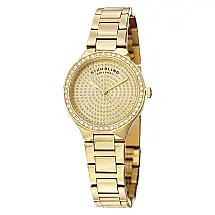 Relógio Feminino Stuhrling Sinfonia 683 Quartzo 32mm, Dourado Clássico