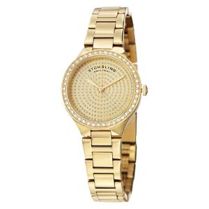 Relógio Feminino Stuhrling Sinfonia 683 Quartzo 32mm, Dourado Clássico