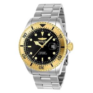 Relógio Masculino Pro Diver, Invicta 23403, Prata, Dourado e Preto