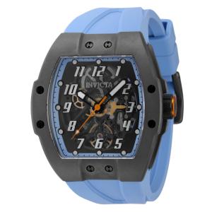 Relgio masculino automtico com pulseira JM - 47 mm. Azul Claro 44403