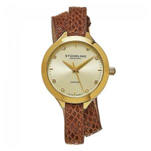 Relógio Feminino Stuhrling Vogue 624 Quartzo 38mm, Marrom