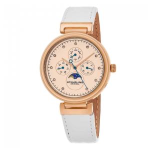 Relógio Feminino Stuhrling Selene 674 Quartzo 39mm, Marrom Clássico