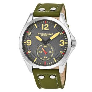 Relógio Masculino Stuhrling 684.03 Quartzo 44mm, Verde