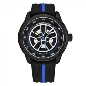 Relógio Masculino Stuhrling Aviador 984 Quartzo 44mm, Preto