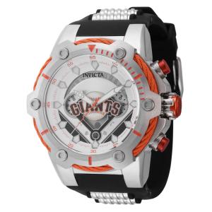 Relgio masculino MLB San Francisco Giants 51,5 mm. Ao. Preto 43503