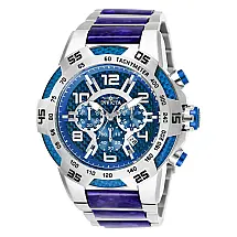 Relgio masculino Speedway - 51 mm. Ao. Azul ZG-25503