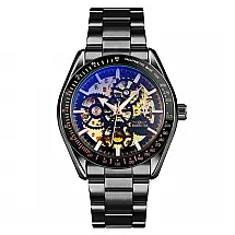 Relógio Masculino Invicta Objet D Art Automático com Mostrador Esqueleto 42mm, Preto 49503