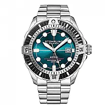Relógio Masculino Stuhrling Astral Automático 45mm Prata - Estilo e Precisão