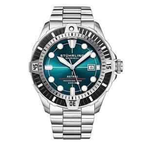 Relógio Masculino Stuhrling Astral 1005 Automático 45mm, Prata