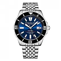Relógio Masculino Stuhrling 1006.03 Automático 43mm, Prata