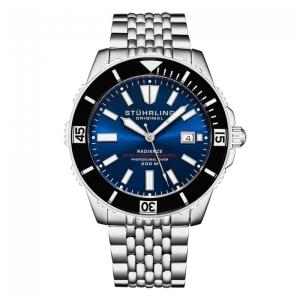 Relógio Masculino Stuhrling 1006.03 Automático 43mm, Prata