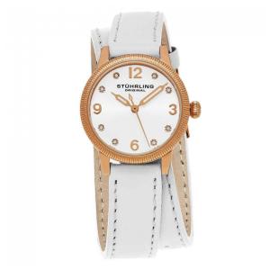 Relógio Feminino Stuhrling Vogue 646 Quartzo 31mm, Branco Clássico