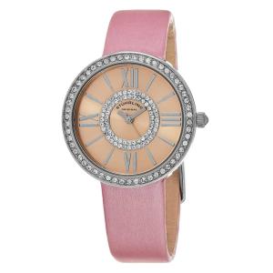 Relógio Feminino Stuhrling Chique 566 Quartzo 34mm, Rosa