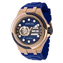 Relógio Masculino Invicta Bolt Automático com Pulseira de Silicone, Azul Escuro 41703