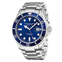Relógio Masculino Stuhrling Regata 417.03 Quartzo 44mm, Prata