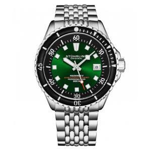 Relógio Automático Swiss Radiance 1009 42mm Verde - Stuhrling