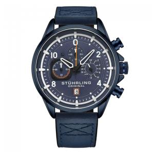 Relógio Masculino Stuhrling Aviator 929.03 Quartzo 45mm, Azul