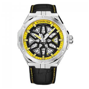 Relógio Masculino Stuhrling Gio 379 Automático 41mm, Preto