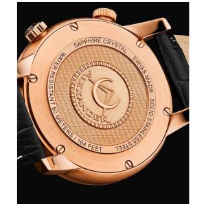 Relgio suo Journeyman A171 com pulseira em couro Stuhrling