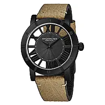Relógio Masculino Stuhrling Winchester 881B Quartzo 42mm, Marrom