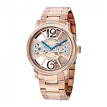 Relógio Masculino Stuhrling County Elite 785B Quartzo 46mm, Ouro Rosa