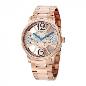 Relógio Masculino Stuhrling County Elite 785B Quartzo 46mm, Ouro Rosa