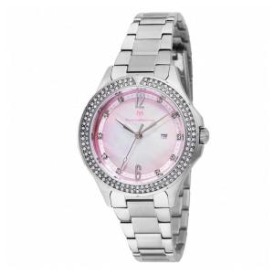 Relógio Feminino TechnoMarine Luna Tides com Mostrador em Madrepérola 33mm, Aço TM826013