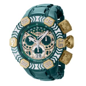 Relógio Masculino de Quartzo Reserve, Invicta 39013, Verde e Dourado