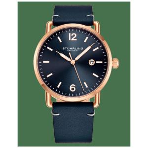 Relógio Masculino Stuhrling Metro 3901 Quartzo 38mm, Azul