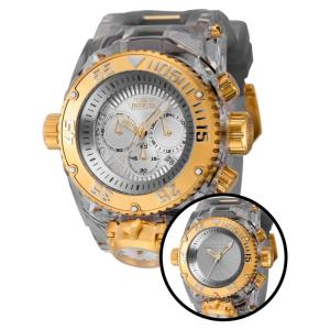 Relógio Masculino Analógico de Quartzo 52mm, Invicta Bolt Zeus Magnum Shutter 43113, Cinza e Dourado