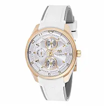 Relógio Feminino TechnoMarine Ocean Quantum 36mm, Branco, Cinza TM318113
