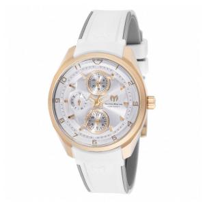 Relógio Feminino TechnoMarine Ocean Quantum 36mm, Branco, Cinza TM318113