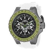 Relgio Aviador Masculino - 50mm. Branco 39313