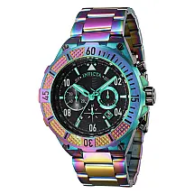 Relógio Masculino com Mostrador de Metal Invicta Aviator, Iridescente 40513