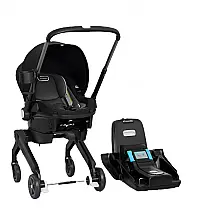 Bebê-Conforto com Carrinho Integrado Evenflo Shyft DualRide 1,4 a 13,6 kg SensorSafe Preto Beaufort