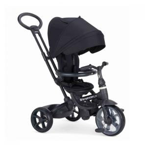 Triciclo Infantil para Passeio com Assento Ajustável 8 Estágios, Idade Recomendada 6 Meses a 5 Anos, JOOVY 1047, Preto
