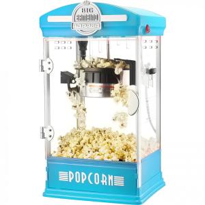 Great Northern Popcorn 83DT6017 Pipoqueira Elétrica de Bancada em Aço Inoxidável, 110V 480W, Azul