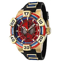 Relgio Masculino Marvel Spiderman Automtico - 52mm. Preto. Azul 41023