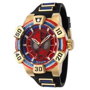 Relgio Masculino Marvel Spiderman Automtico - 52mm. Preto. Azul 41023