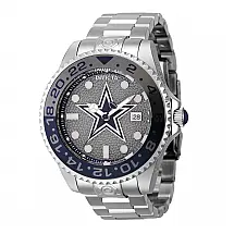 Relógio Masculino Automático Invicta NFL Dallas Cowboys 47mm, Aço ZG45023