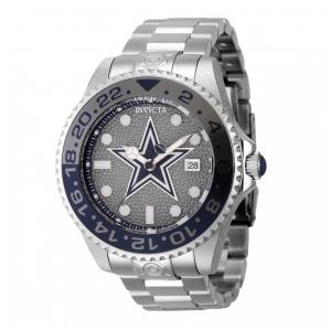 Relógio Masculino Automático Invicta NFL Dallas Cowboys 47mm, Aço ZG45023