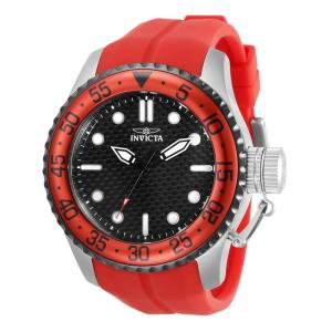 Relgio masculino profissional - 50 mm. Vermelho 34423