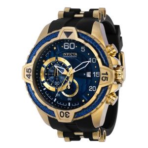 Relgio Masculino Aviador - 54mm. Preto. Ouro 36423