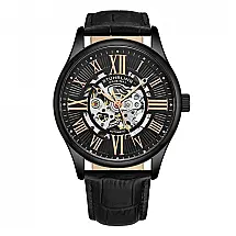Relógio Masculino Stuhrling Atrium Automático 42mm Preto - Design Elegante e Preciso