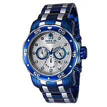 Relógio Masculino Pro Diver, Invicta 40923, Azul e Prata