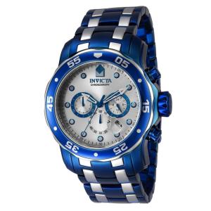 Relógio Masculino Pro Diver, Invicta 40923, Azul e Prata